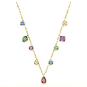 Collar Swarovski, Imber Multicolor Oro
