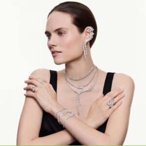 Anillo Swarovski, Vienna Cisne Rodio