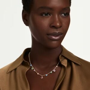 Collar Swarovski, Imber Multicolor Oro